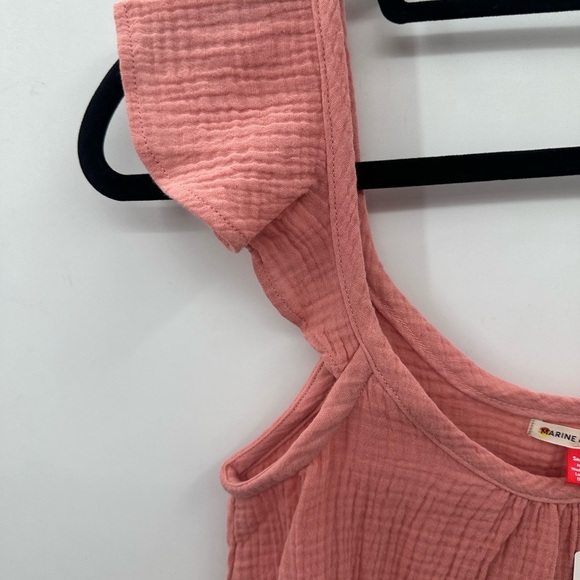 MARINE LAYER JUDE FLUTTER sleeve waffle cottagecore boho womans tank NWT XS - Picture 4 of 11